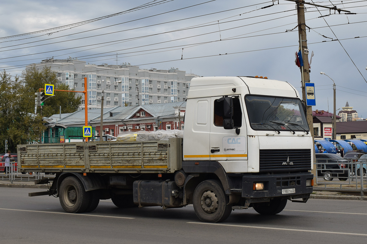 Алтайский край, № Т 980 ТА 22 — МАЗ-5340A5