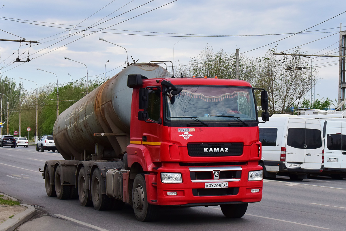 Волгоградская область, № К 092 ОВ 134 — КамАЗ-65806-T5(68)