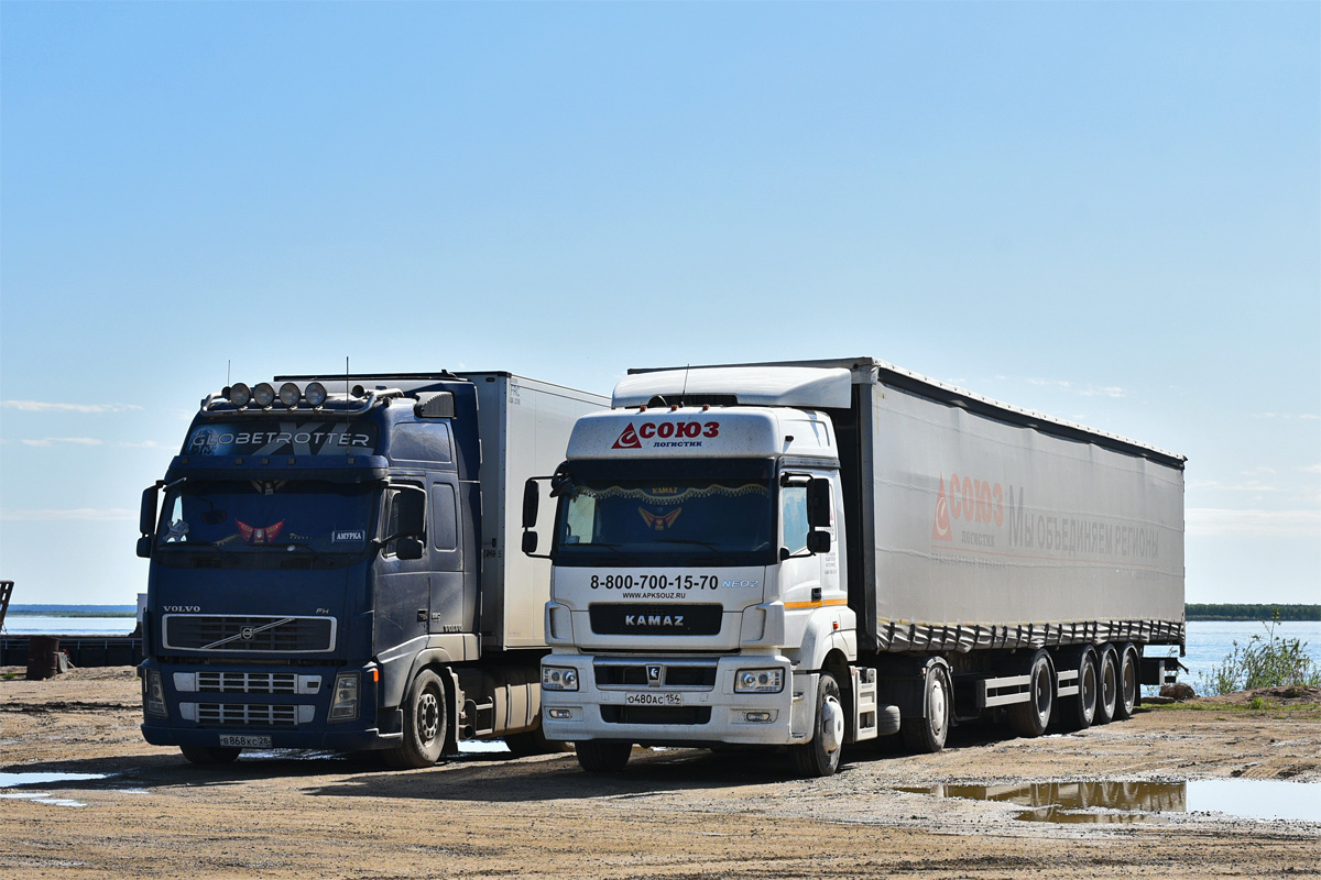 Новосибирская область, № 0989 — КамАЗ-5490-S5(87)