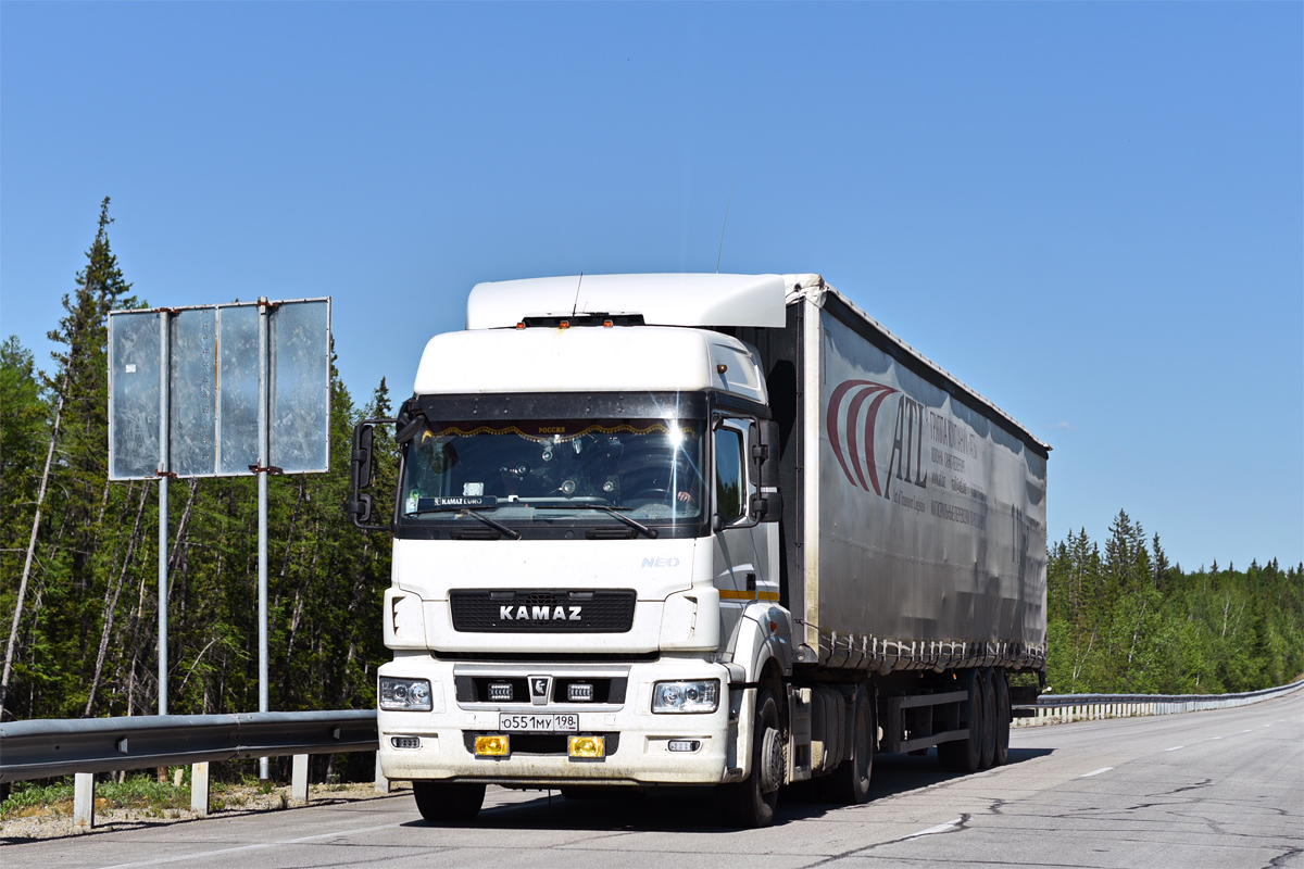 Санкт-Петербург, № О 551 МУ 198 — КамАЗ-5490-S5(87)