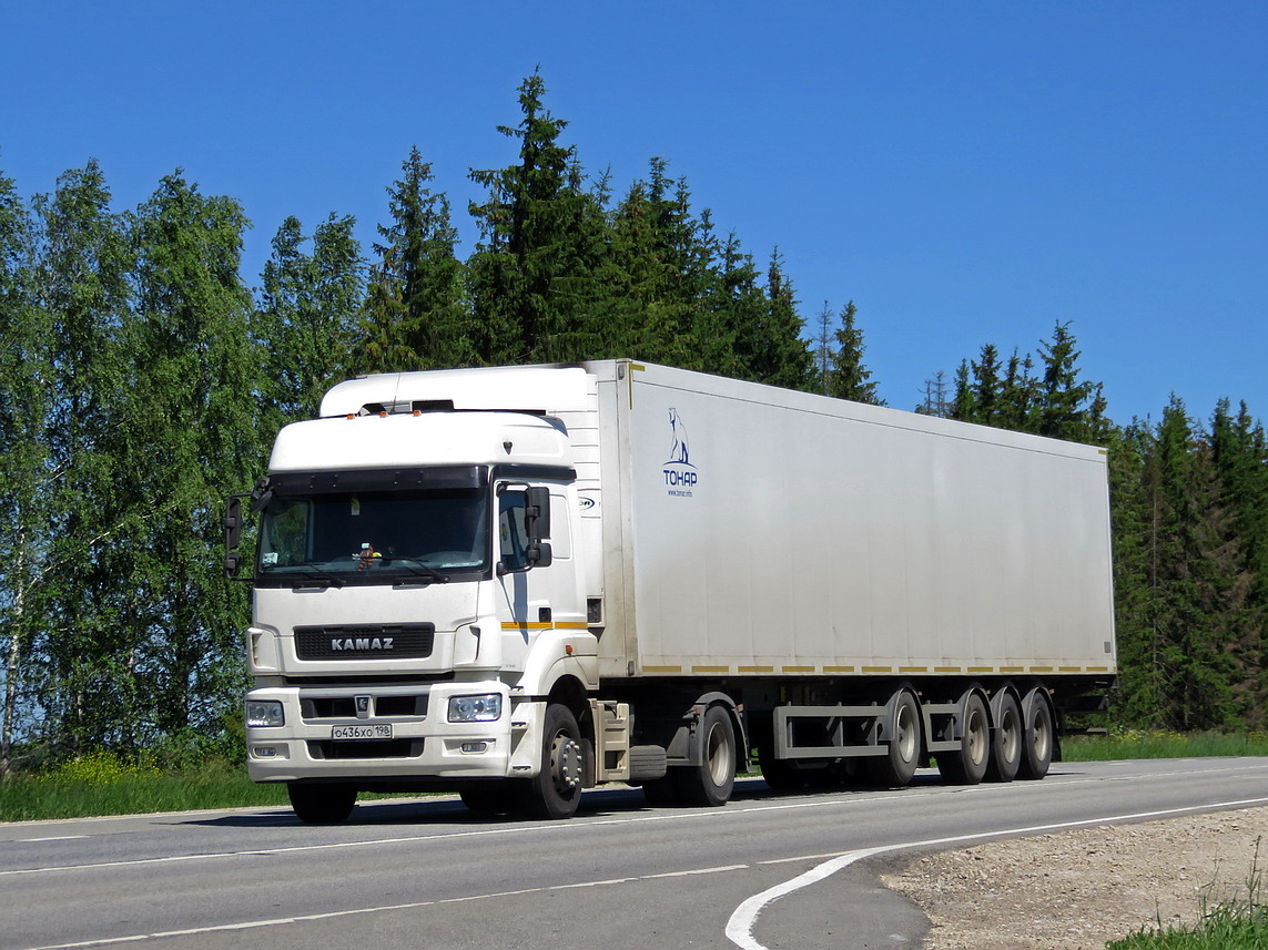 Санкт-Петербург, № О 436 ХО 198 — КамАЗ-5490-S5(87)