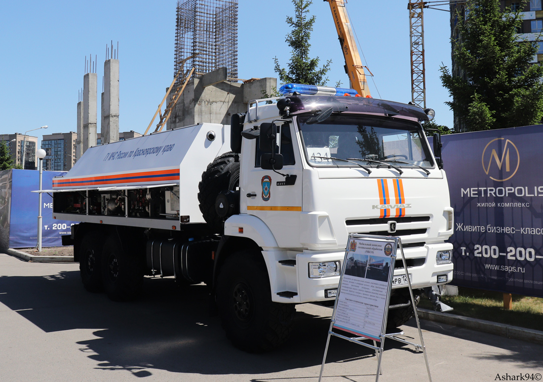 Красноярский край, № А 954 РВ 124 — КамАЗ-43118-A5(48); Красноярский край — Выставка "Антитеррор-2022"
