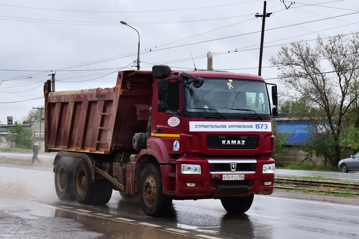 Волгоградская область, № 561 — КамАЗ-6580-S5(87)