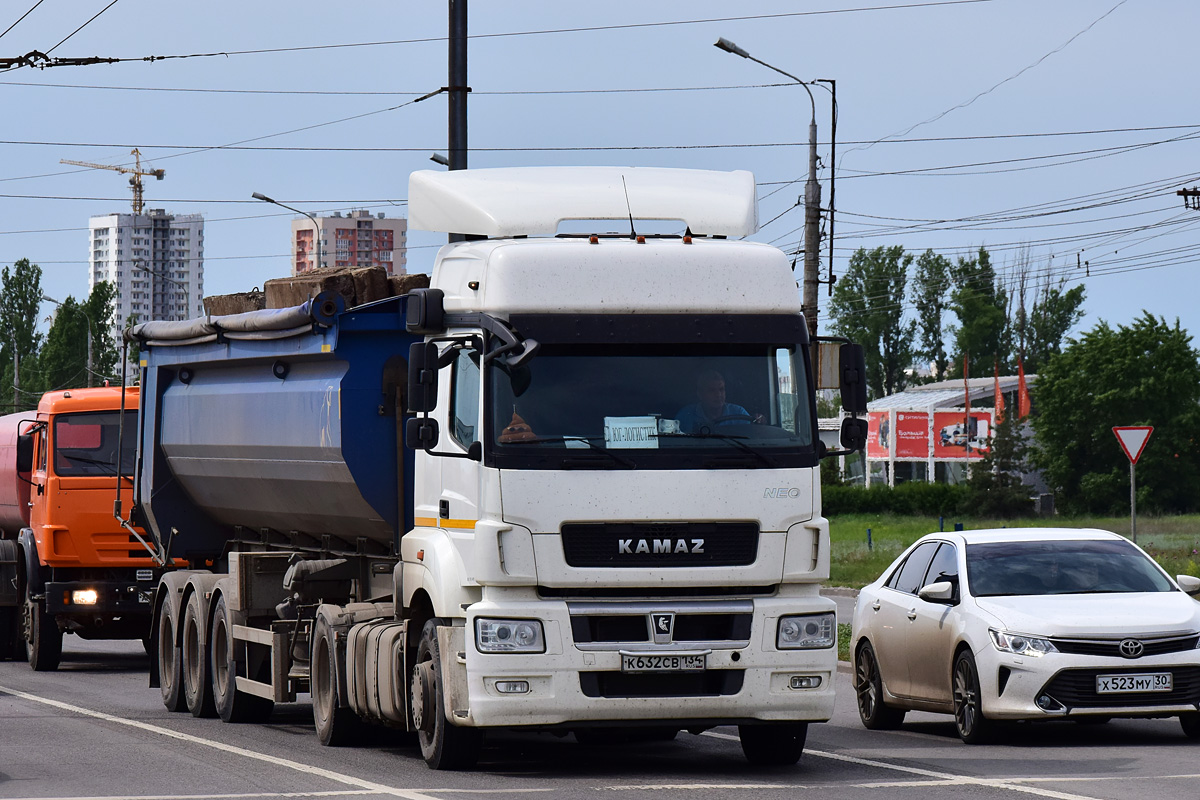 Волгоградская область, № К 632 СВ 134 — КамАЗ-5490-S5(87)
