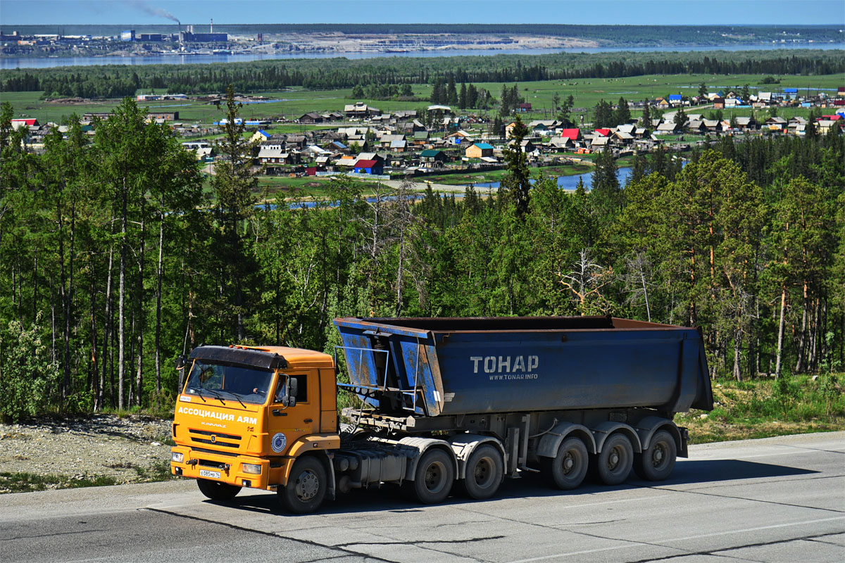 Саха (Якутия), № Е 085 МВ 14 — КамАЗ-65116-A4(23); Саха (Якутия), № АЕ 9549 14 — Тонар-9523