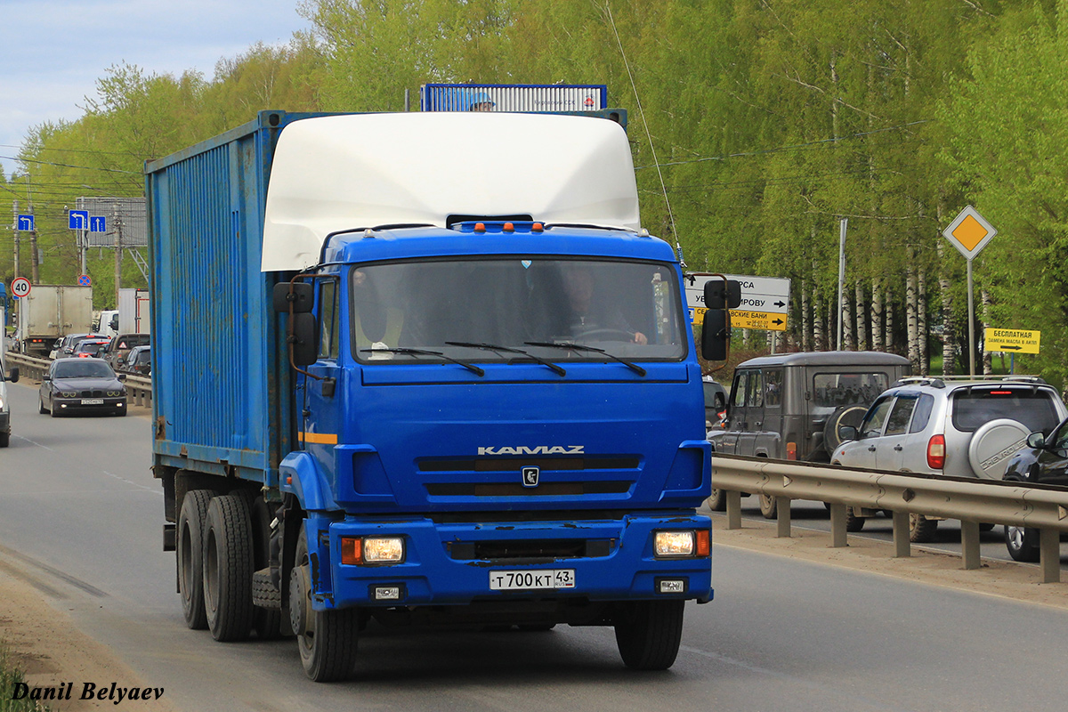 Кировская область, № Т 700 КТ 43 — КамАЗ-65117-A4(23)