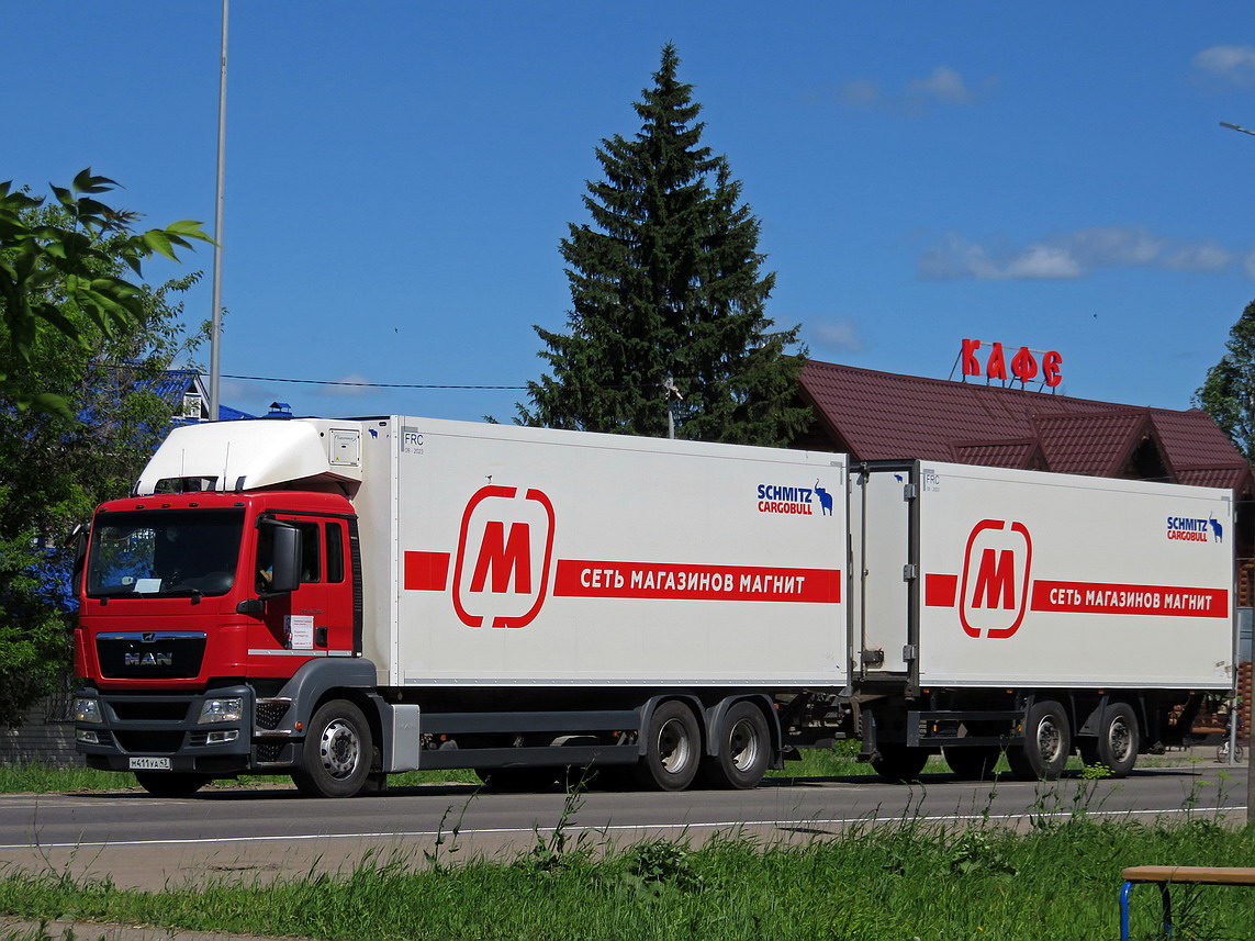 Кировская область, № М 411 УА 43 — MAN TGS 28.360