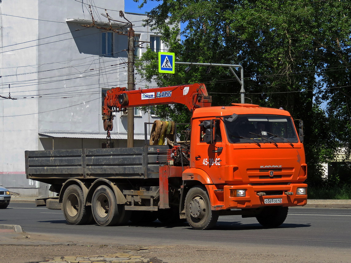 Кировская область, № О 569 ОЕ 43 — КамАЗ-65115-D3(97)