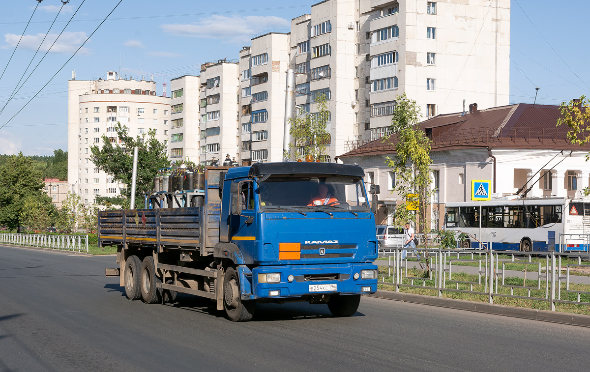 Свердловская область, № В 254 КС 196 — КамАЗ-65117-A4(23)