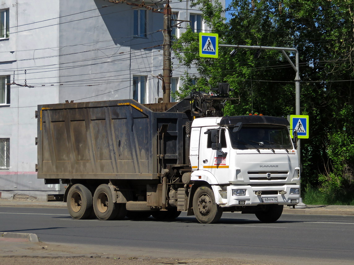 Кировская область, № Т 654 РК 43 — КамАЗ-65115-A5(48)