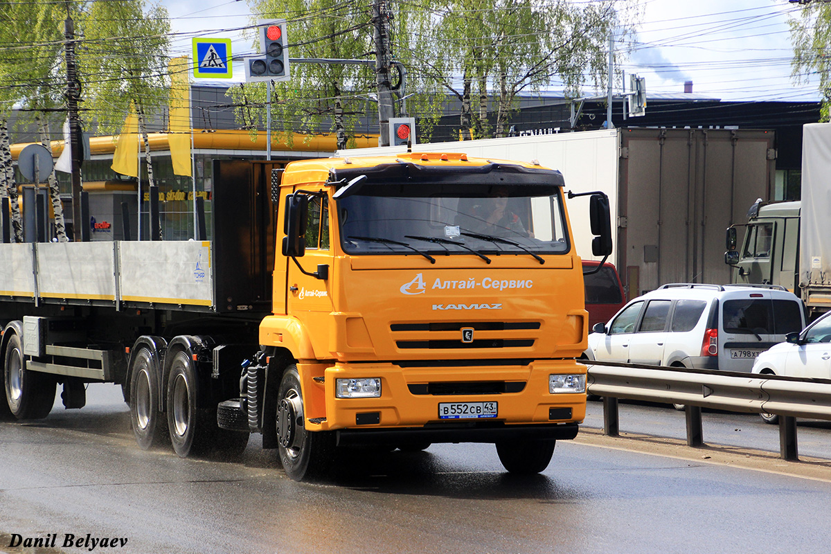 Кировская область, № В 552 СВ 43 — КамАЗ-65116-A5(48)