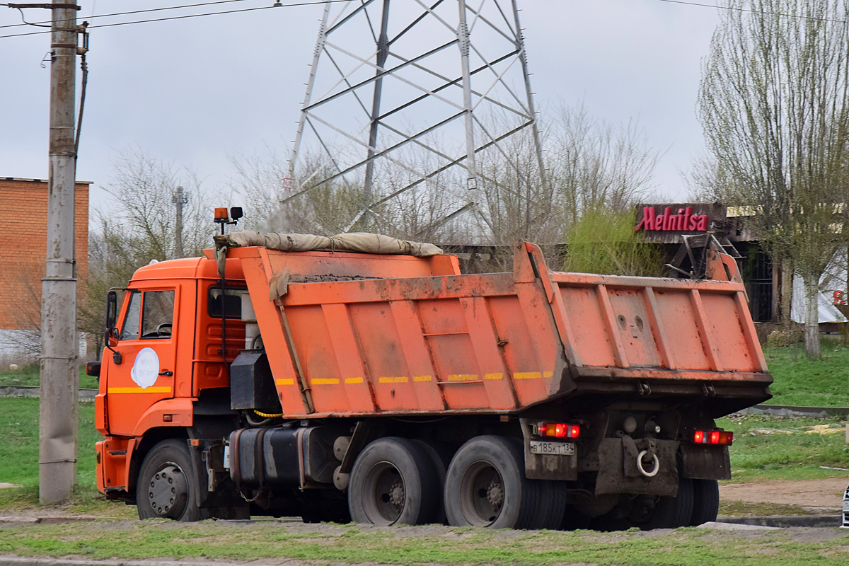Волгоградская область, № В 185 КТ 134 — КамАЗ-65115-L4(19)
