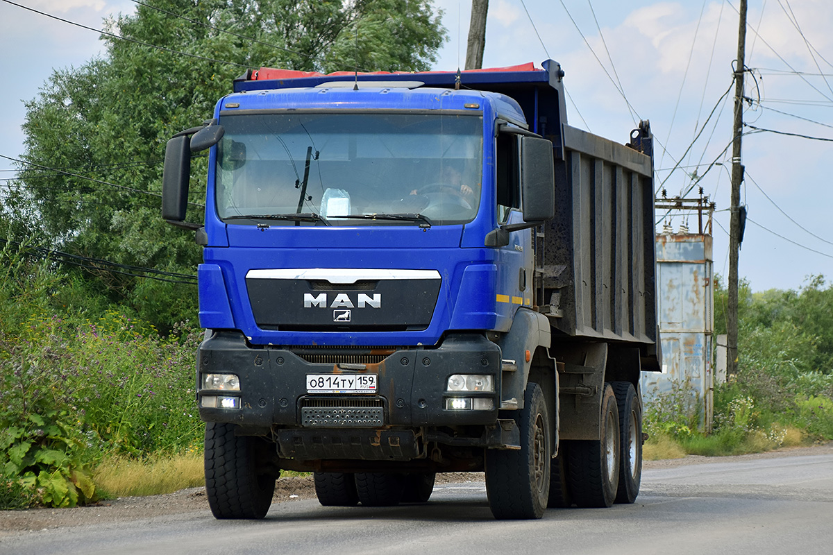 Пермский край, № О 814 ТУ 159 — MAN TGS 40.390
