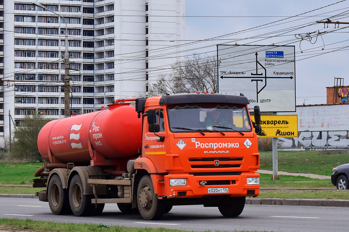 Волгоградская область, № Е 020 НТ 134 — КамАЗ-65115-A5(48)
