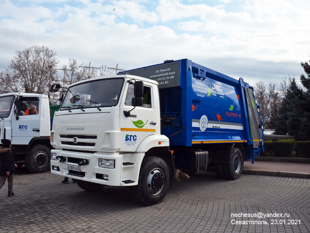 Севастополь, № А 169 УА 92 — КамАЗ-53605-A5(48)