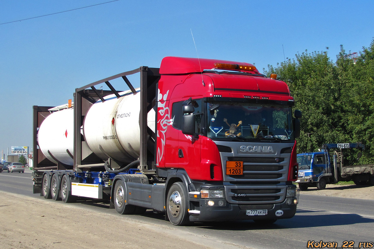 Алтайский край, № Н 777 АК 22 — Scania ('2013) G440