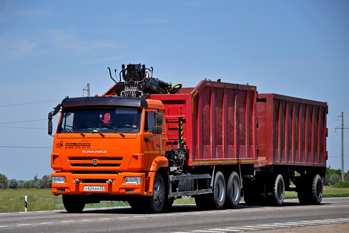 Алтайский край, № У 624 ХМ 22 — КамАЗ-65115-A5(48)