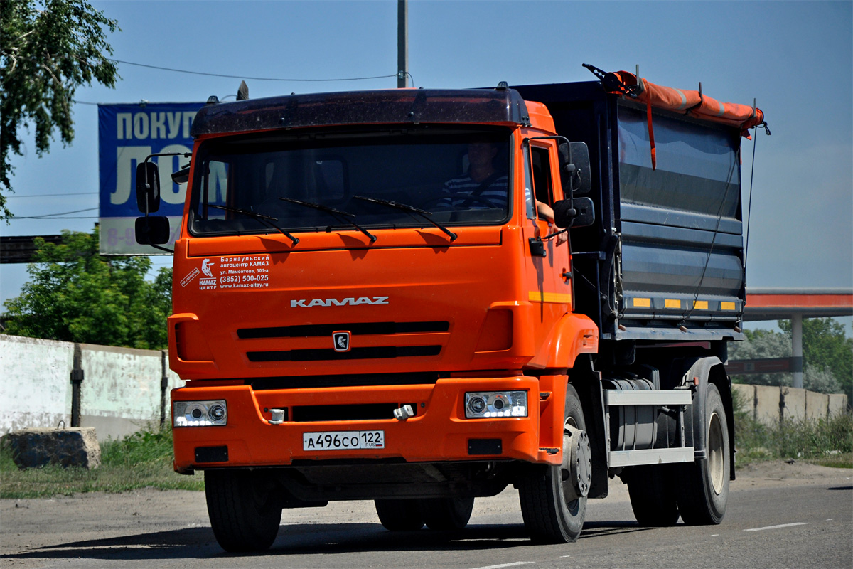 Алтайский край, № А 496 СО 122 — КамАЗ-43253-G5(69)