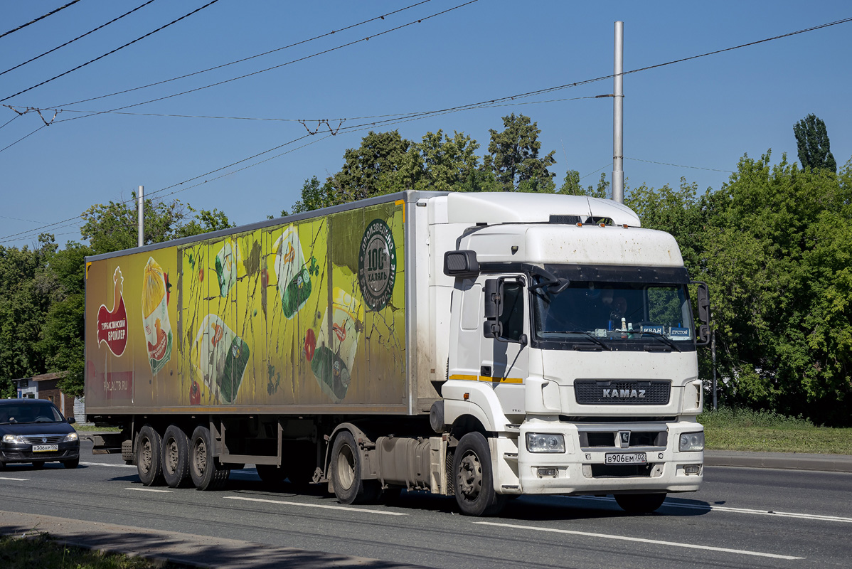 Башкортостан, № В 906 ЕМ 702 — КамАЗ-5490-S5(87)