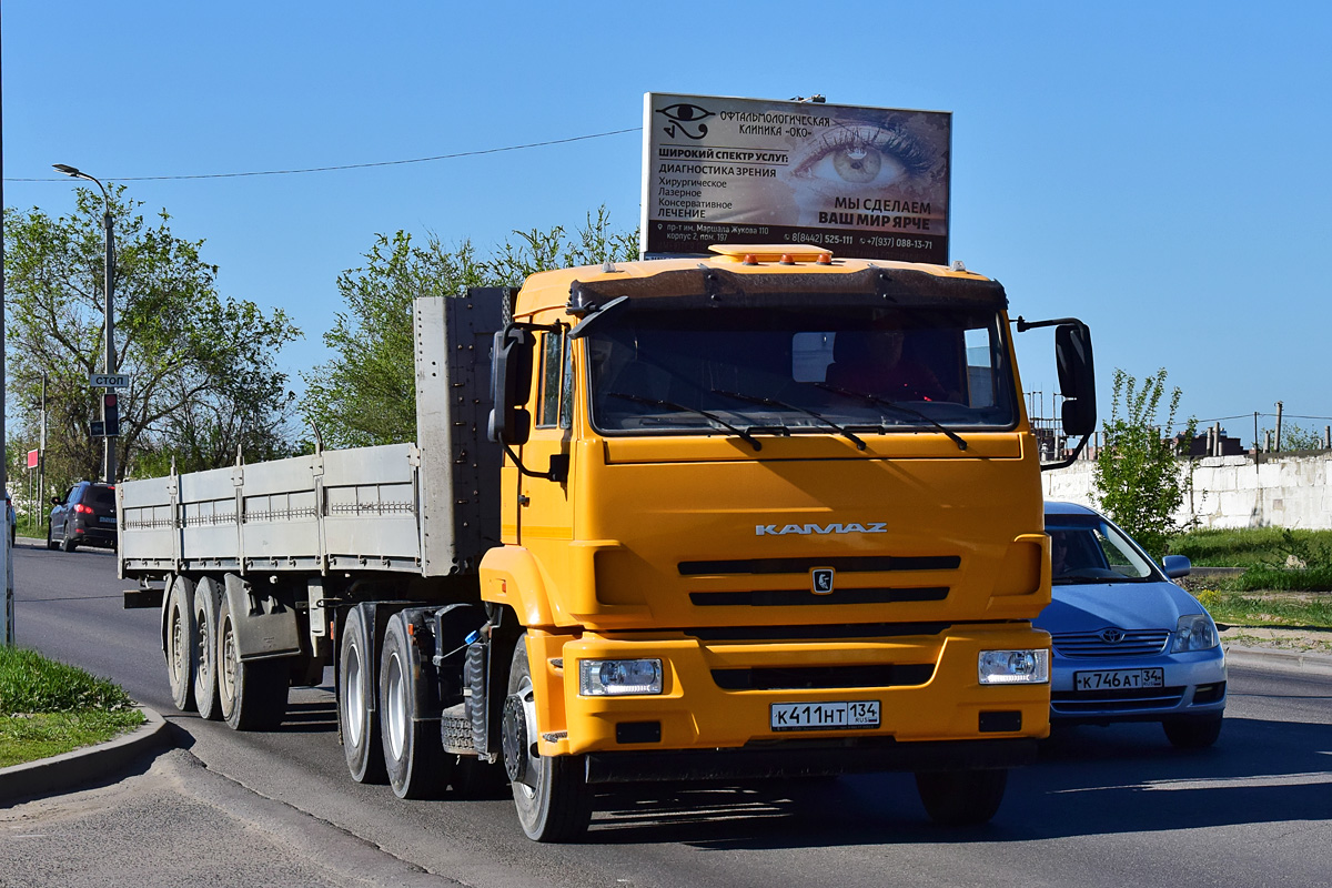 Волгоградская область, № К 411 НТ 134 — КамАЗ-65116-A5(48)