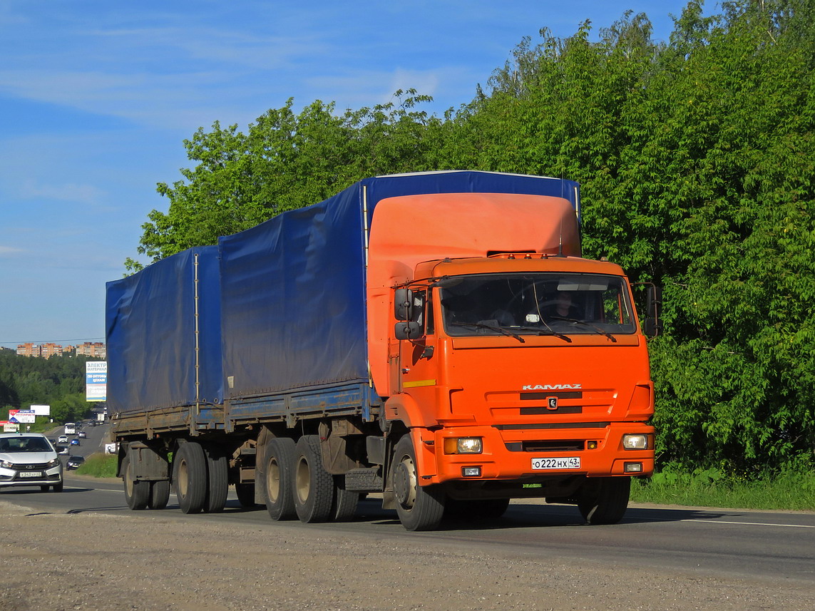 Кировская область, № О 222 НХ 43 — КамАЗ-65115-D3(97)