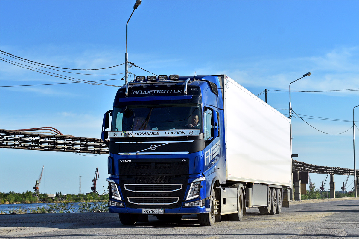 Амурская область, № К 091 ОС 28 — Volvo ('2012) FH.460 [X9P]; Volvo ('2012) FH "Unlimited Edition" (Саха (Якутия))