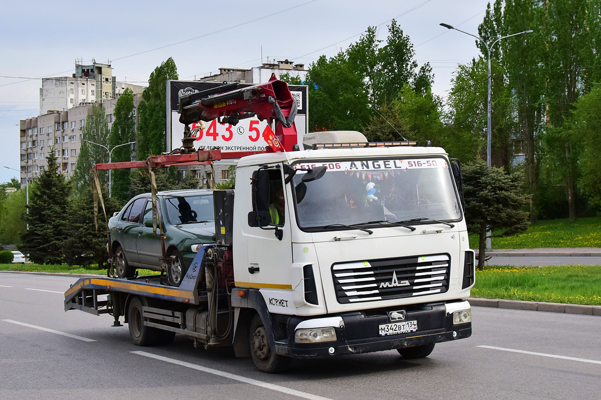 Волгоградская область, № М 342 ВТ 134 — МАЗ-4371P2