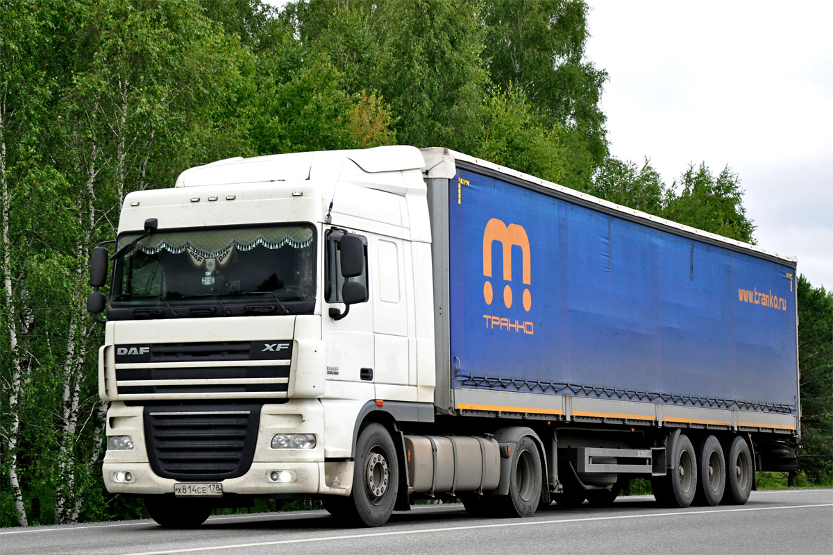 Алтайский край, № Х 814 СЕ 178 — DAF XF105 FT