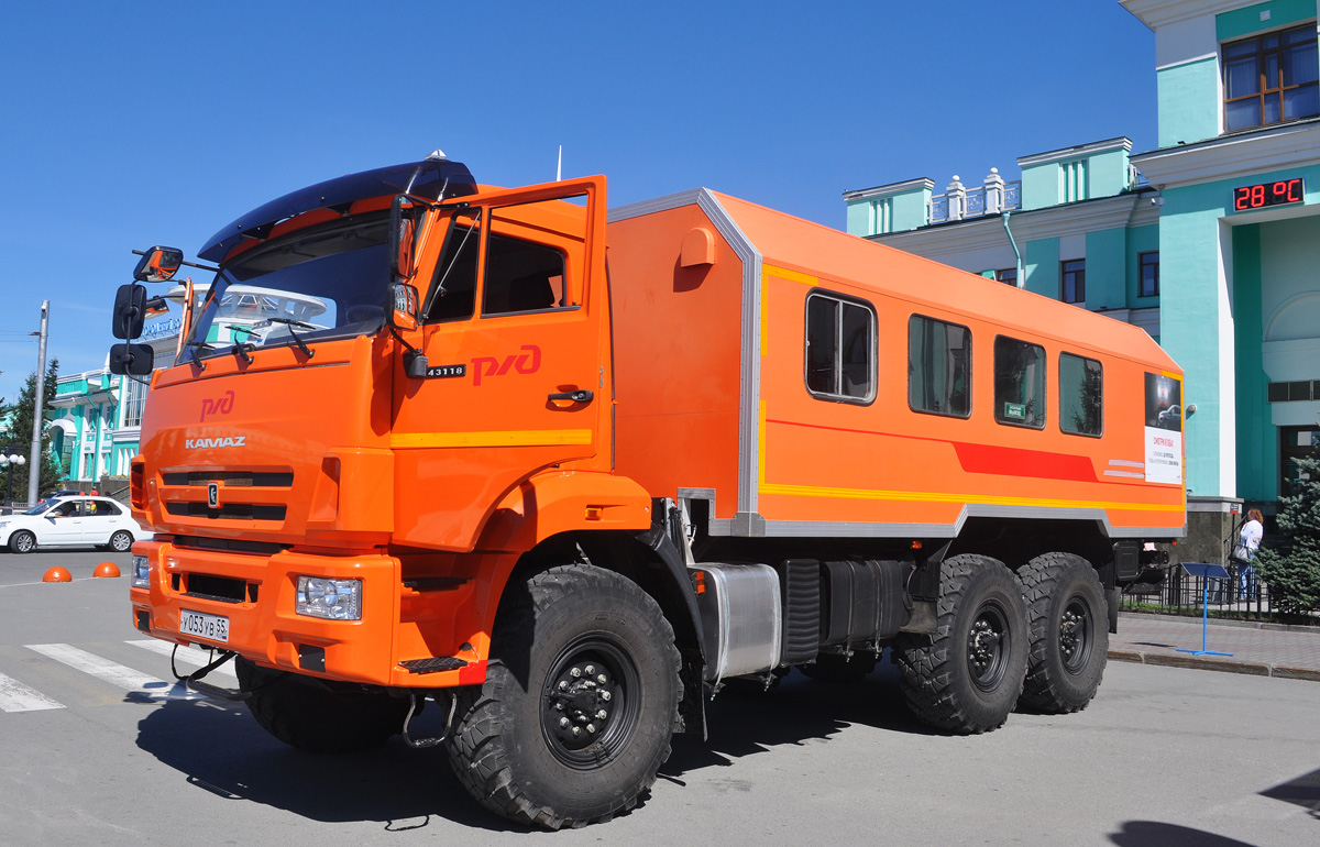 Омская область, № У 053 УВ 55 — КамАЗ-43118-50
