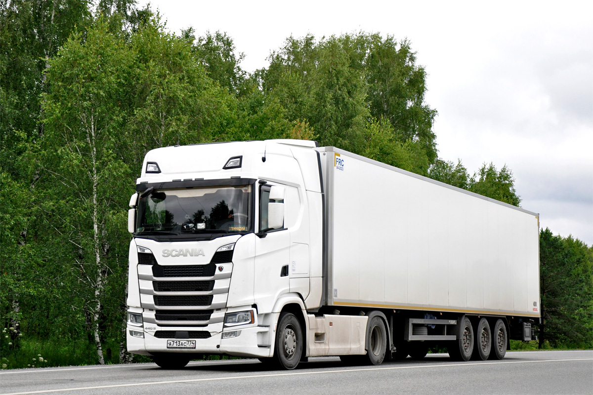 Челябинская область, № А 713 АС 774 — Scania ('2016) S440