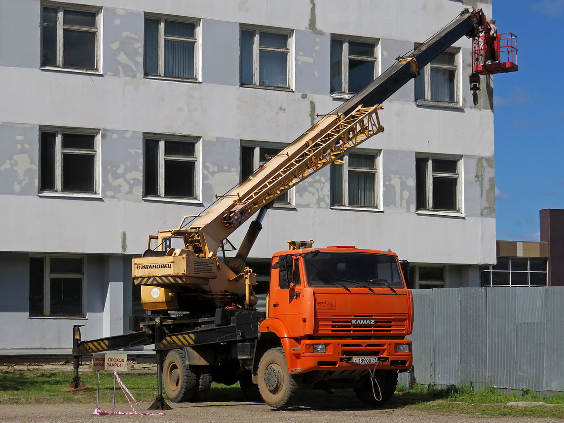 Кировская область, № О 189 ОВ 43 — КамАЗ-53605-62