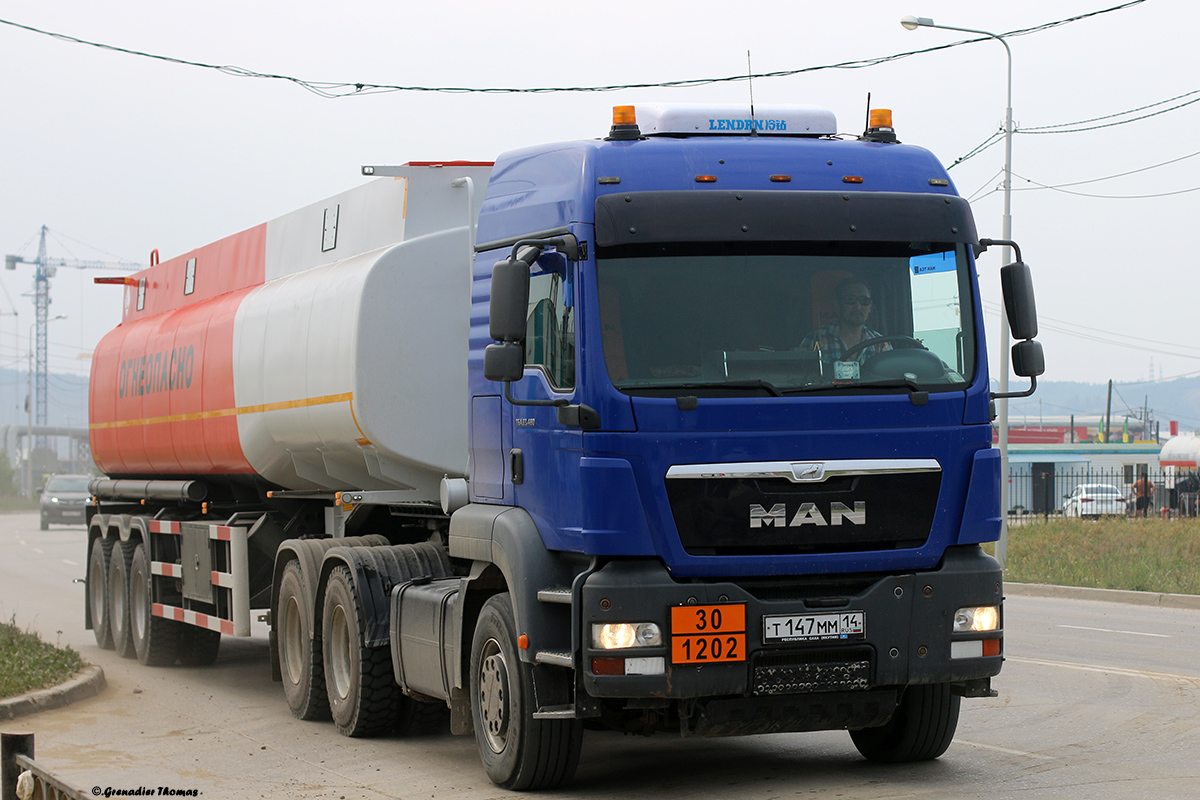 Саха (Якутия), № Т 147 ММ 14 — MAN TGS 33.480