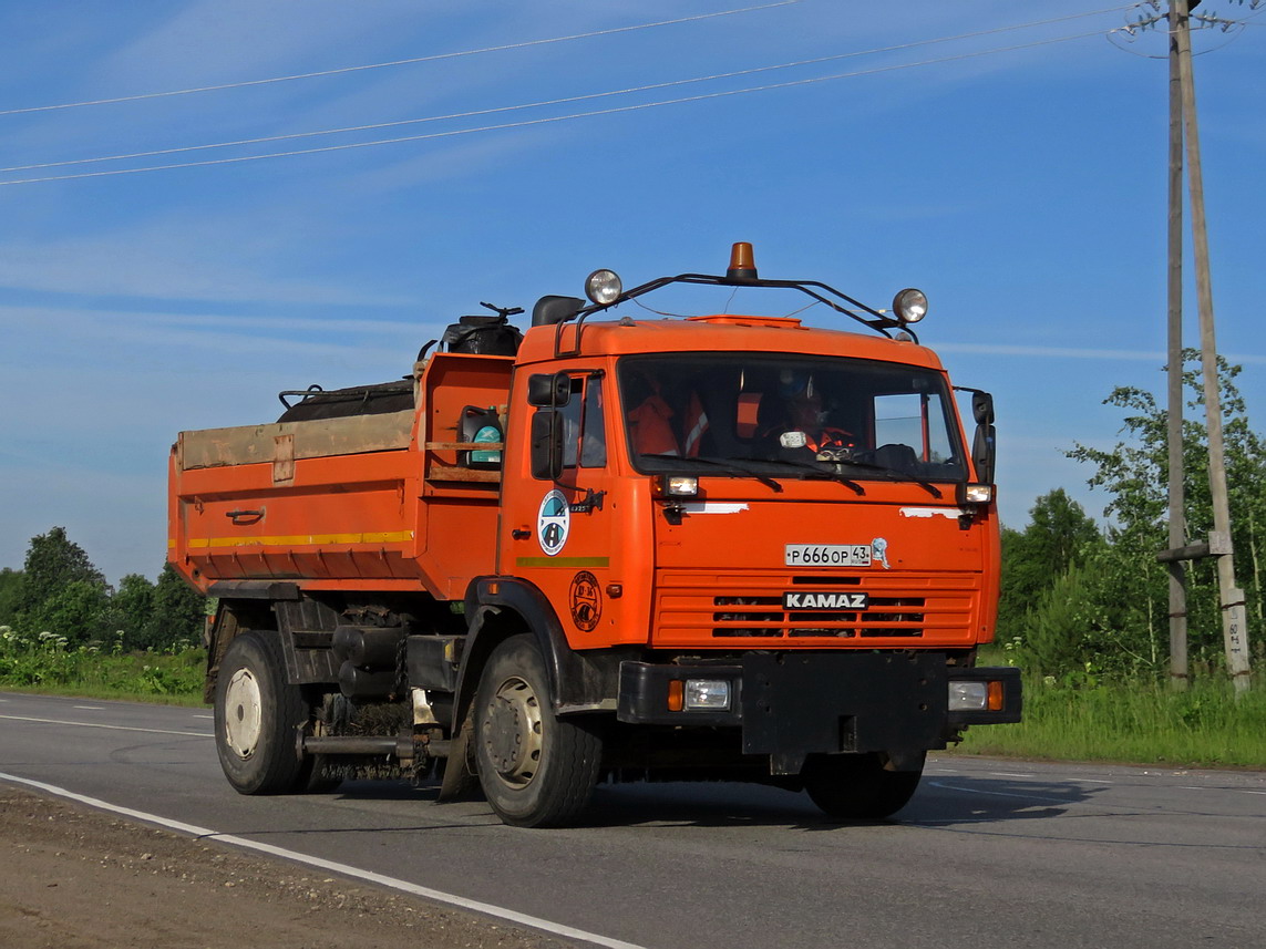 Кировская область, № Р 666 ОР 43 — КамАЗ-43255-A3(96)