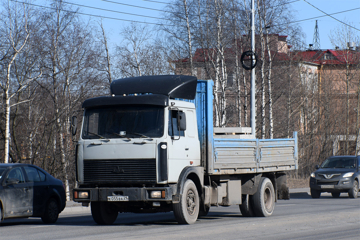 Архангельская область, № К 055 ВА 29 — МАЗ-53366