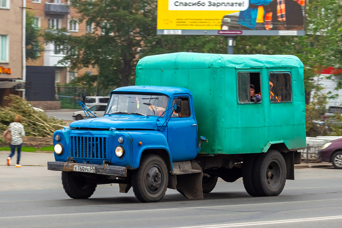 Омская область, № Е 760 РК 55 — ГАЗ-52-01 (ГАЗ-52А)