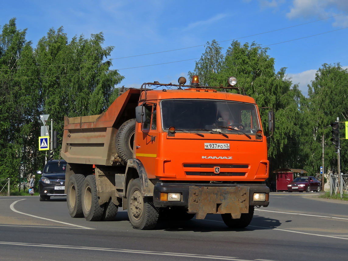 Кировская область, № К 937 РО 43 — КамАЗ-55111-15 [55111R]