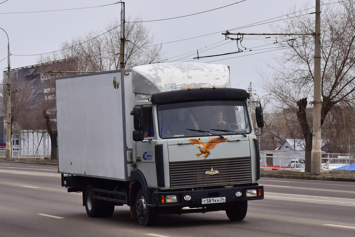 Волгоградская область, № Т 581 КН 34 — МАЗ-437040