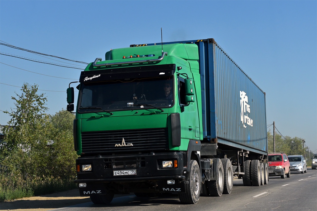Саха (Якутия), № Е 494 МС 14 — МАЗ-643008