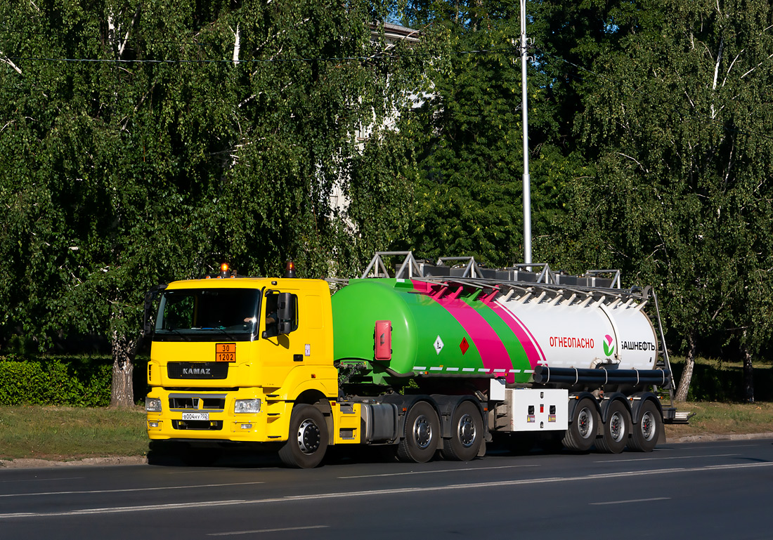 Башкортостан, № В 004 НУ 702 — КамАЗ-65206-S5(87)
