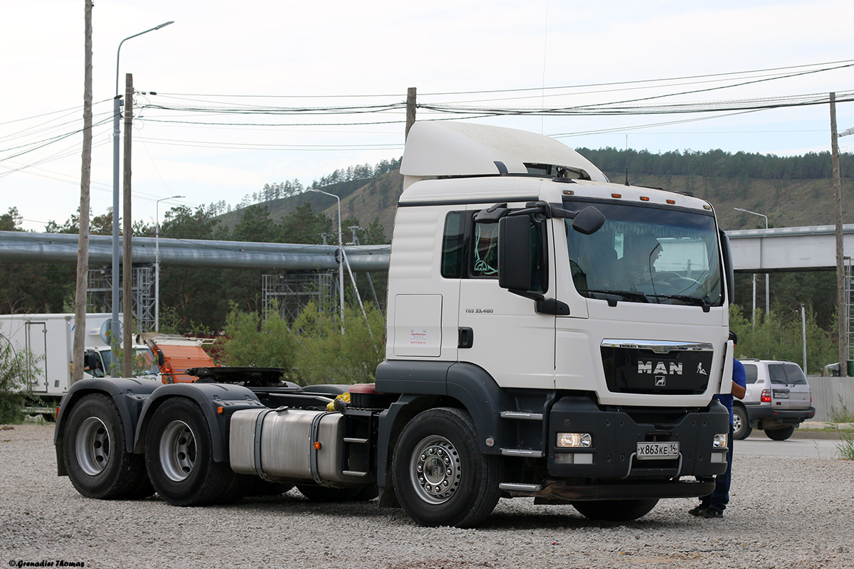 Саха (Якутия), № Х 863 КЕ 14 — MAN TGS 33.480