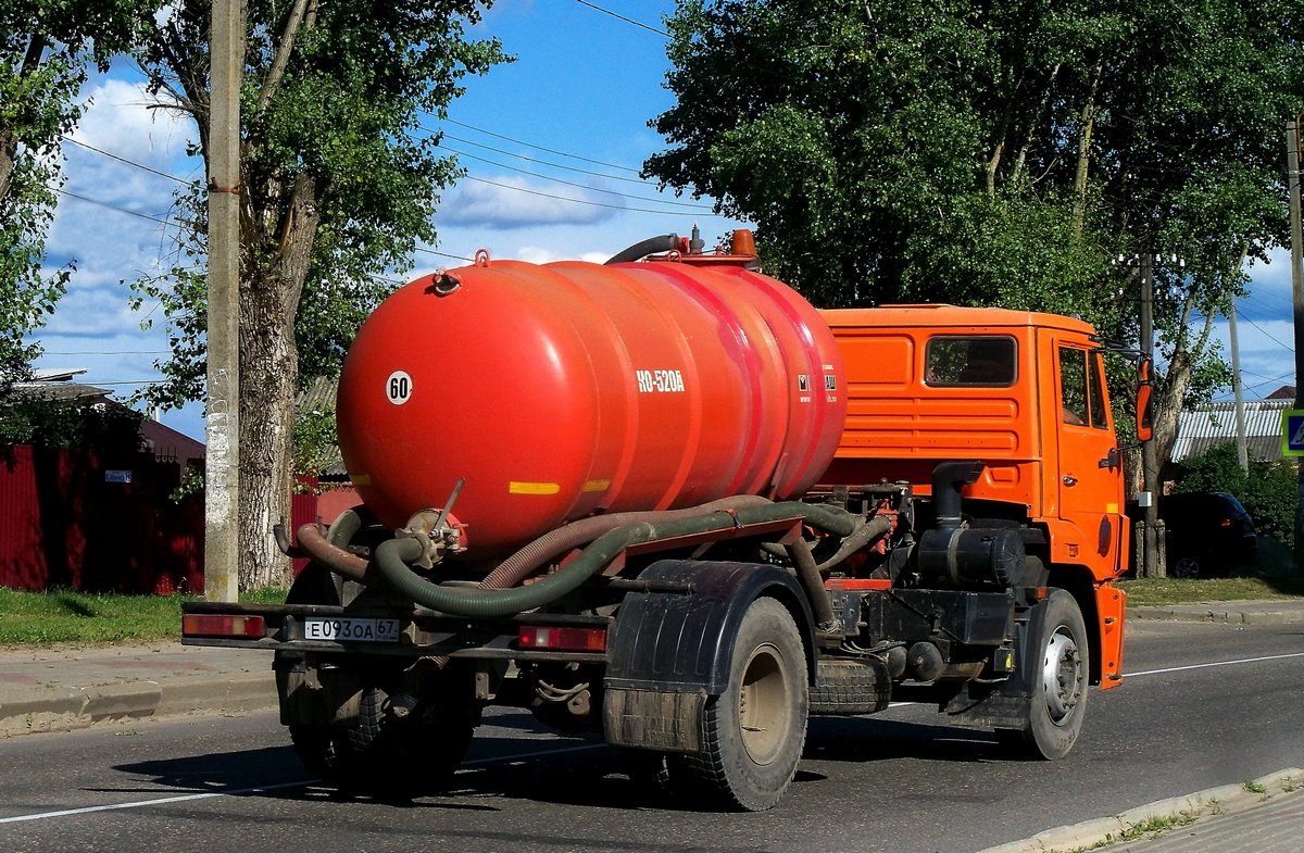 Смоленская область, № Е 093 ОА 67 — КамАЗ-43253-H3(99)