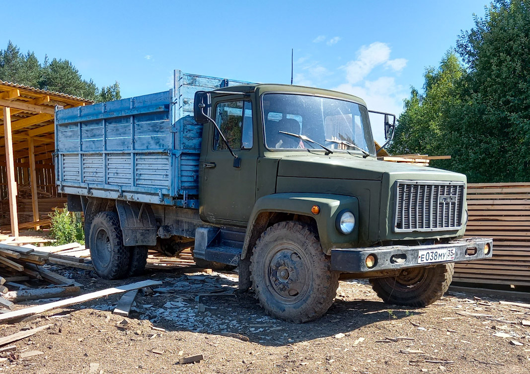 Вологодская область, № Е 038 МУ 35 — ГАЗ-33073
