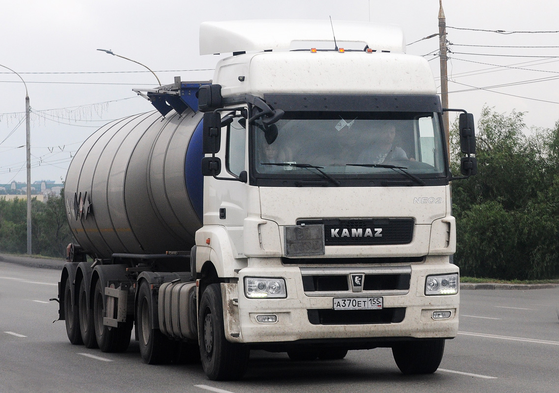 Омская область, № А 370 ЕТ 155 — КамАЗ-5490-S5(87)