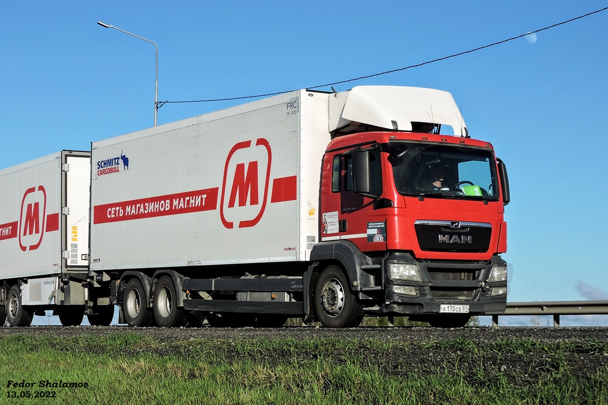 Ростовская область, № А 170 СЕ 51 — MAN TGS 28.360