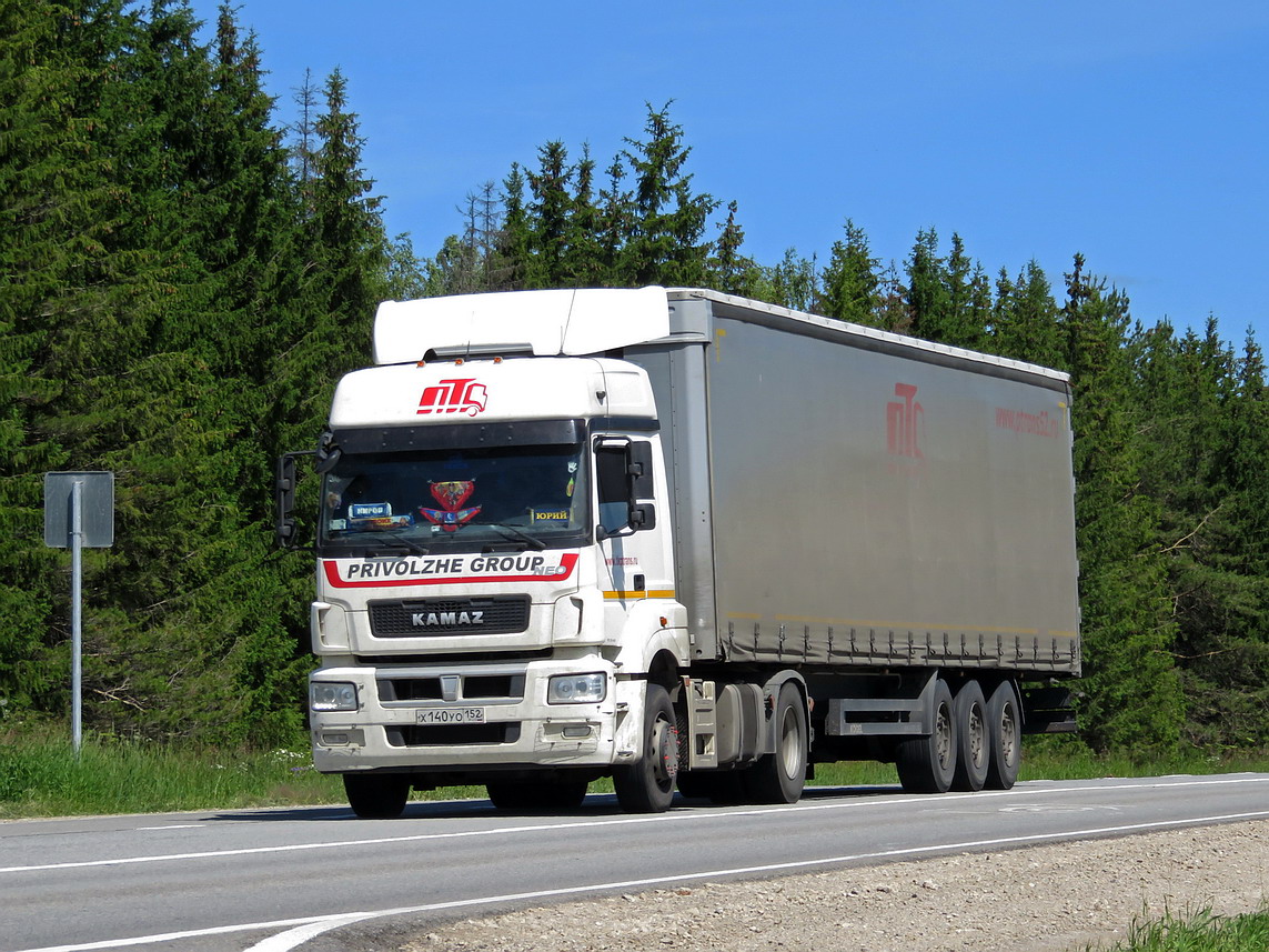 Нижегородская область, № Х 140 УО 152 — КамАЗ-5490-S5(87)