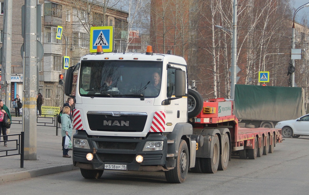 Удмуртия, № Р 518 ВР 18 — MAN TGS 26.440