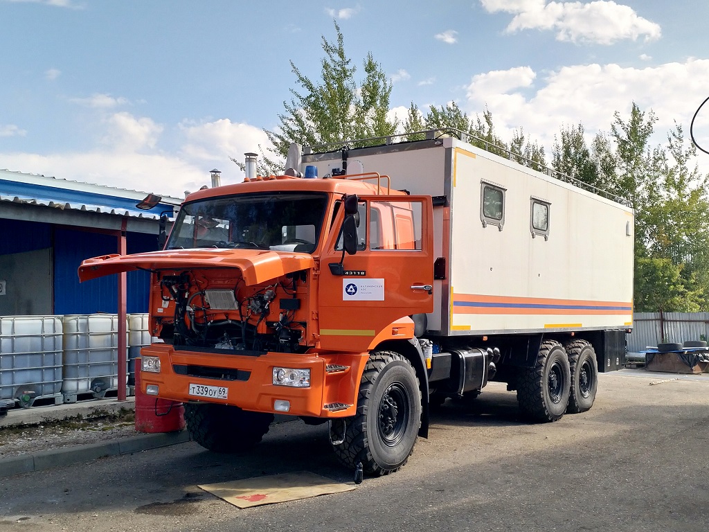 Тверская область, № Т 339 ОУ 69 — КамАЗ-43118-24