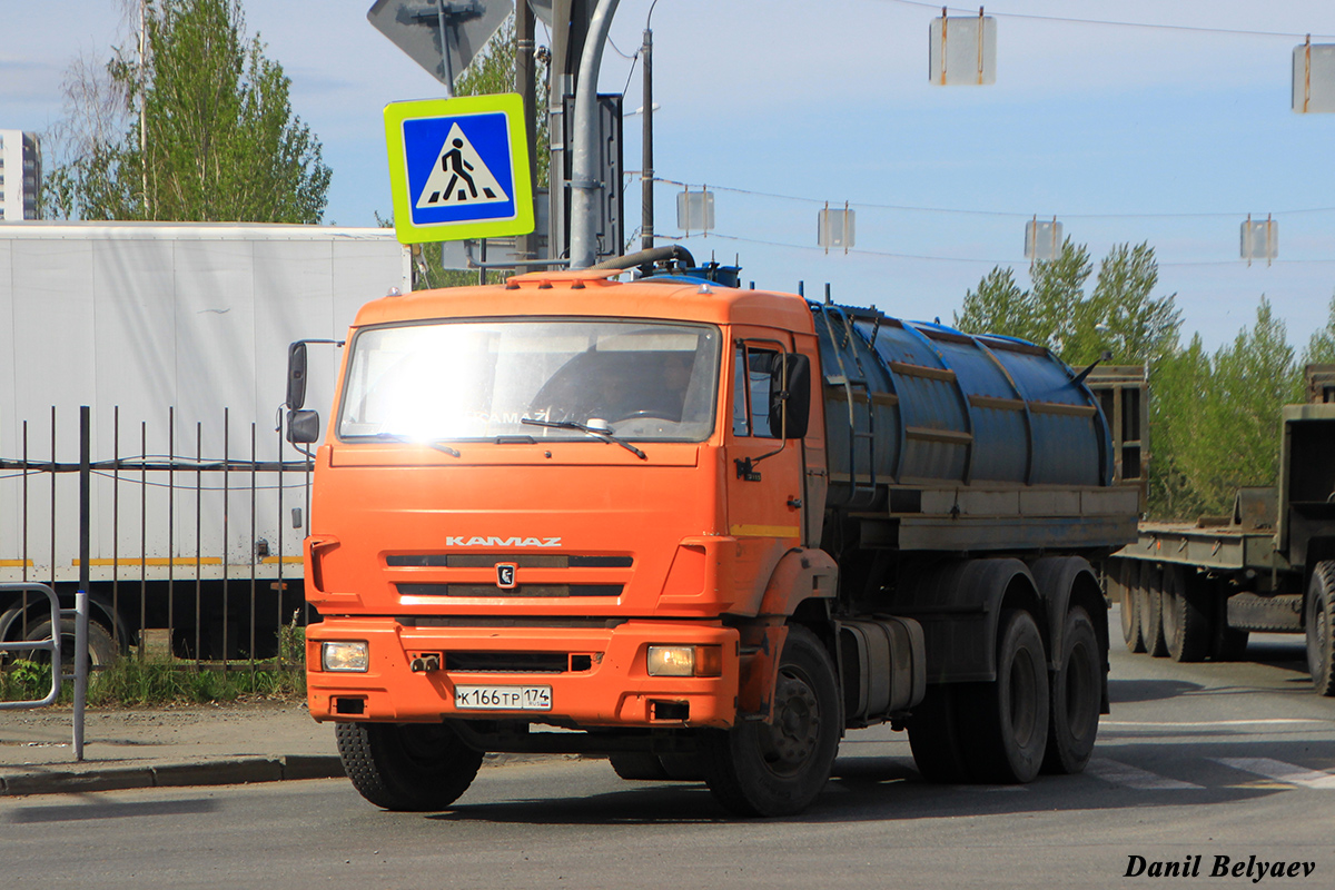 Челябинская область, № К 166 ТР 174 — КамАЗ-65115-N3(78)