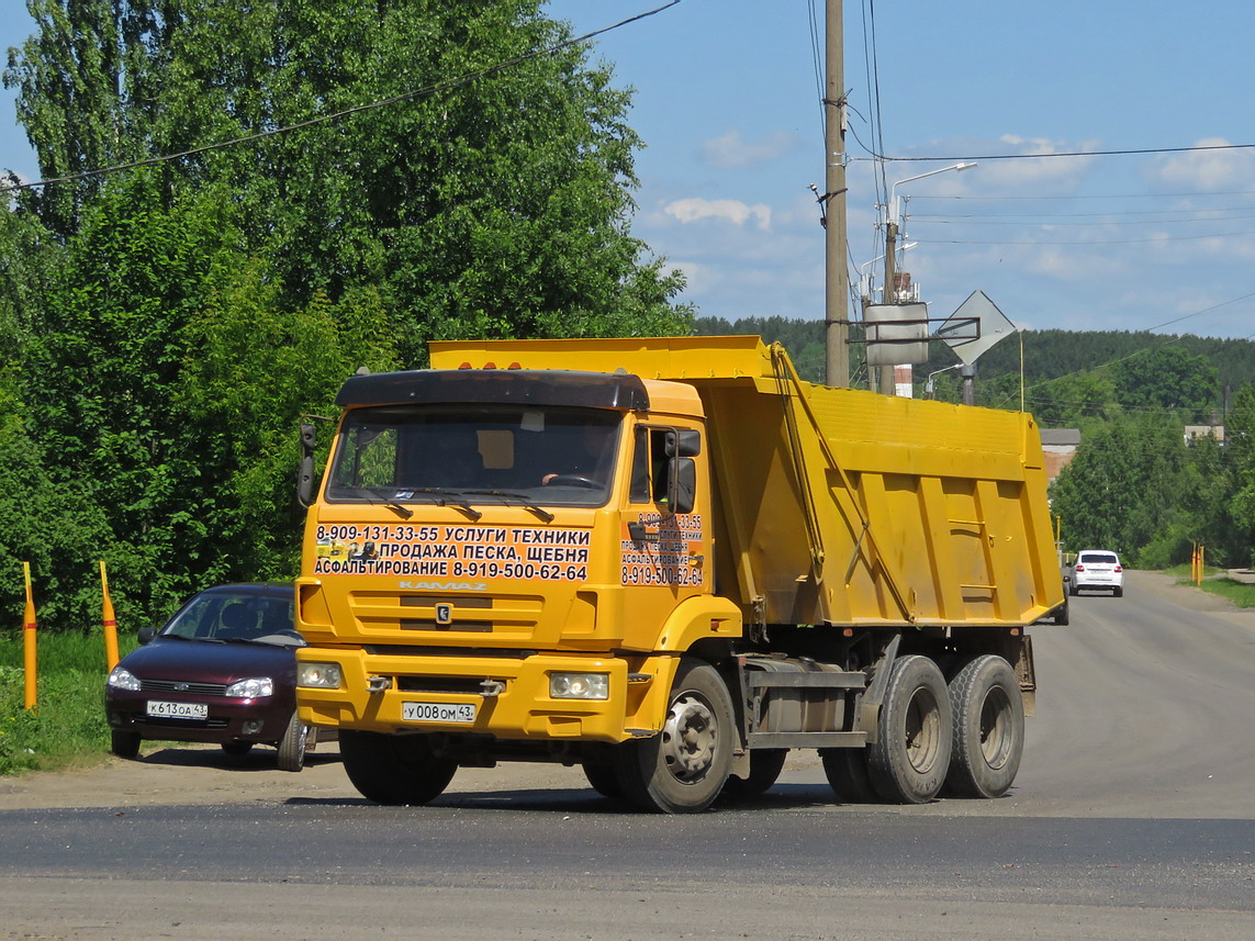 Кировская область, № У 008 ОМ 43 — КамАЗ-65115-D3(97)