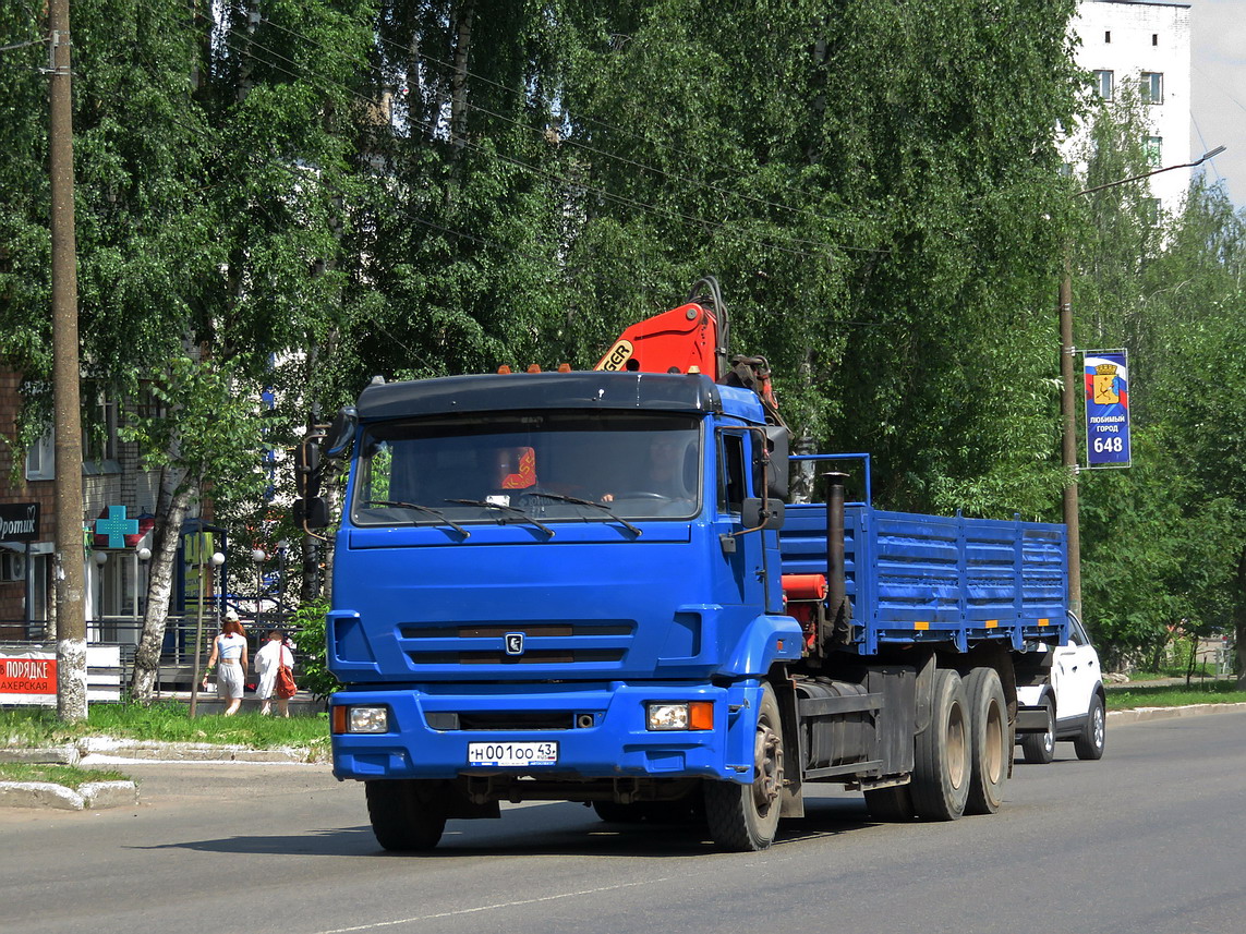 Кировская область, № Н 001 ОО 43 — КамАЗ-65117-N3(78)